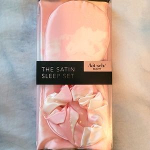 NIB Kitsch Satin Sleep Set - Blush Tie Dye